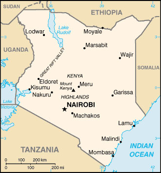 Kenya map Kenya map
