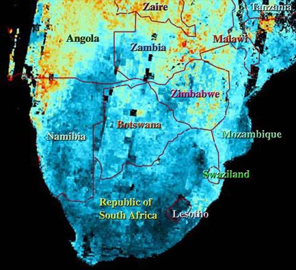 Air particles map Air particles map