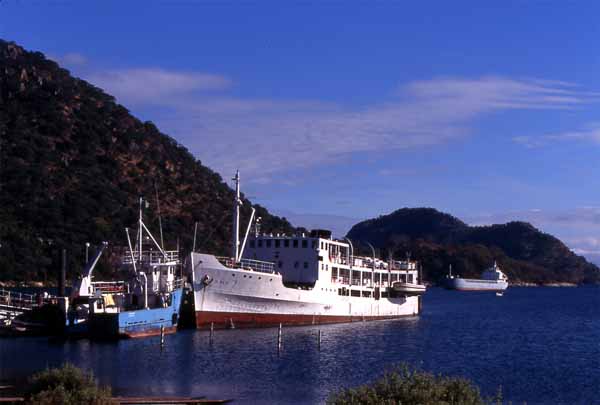 Photo of Lake Malawi from MV Ilala 2