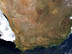 Africa mountain from space Africa mountain from space