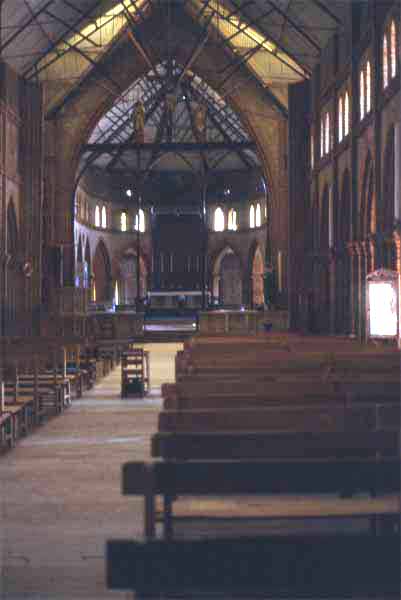 Photo of Likoma Cathedral interior Photo of Likoma Cathedral interior