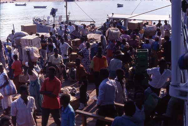 Photo of Ilala passengers boarding Photo of ilala passengers boarding