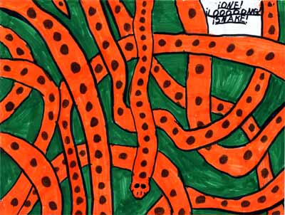 stylized snake drawing stylized snake drawing