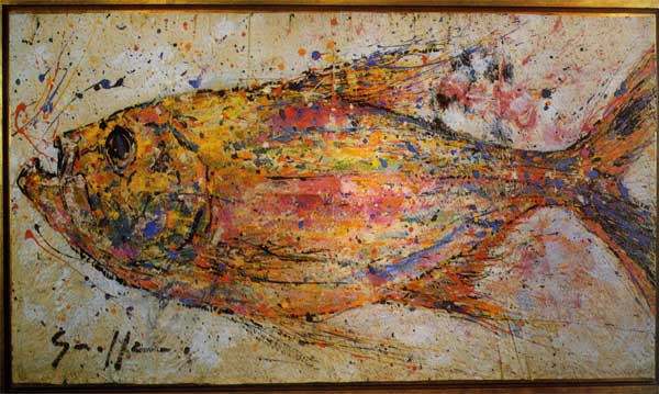 Grippa fish painting Grippa fish painting