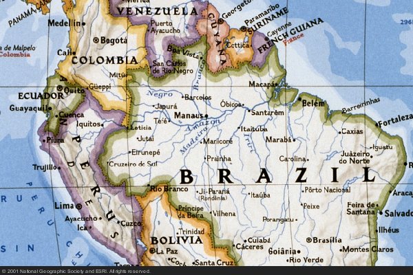 National Geographic map