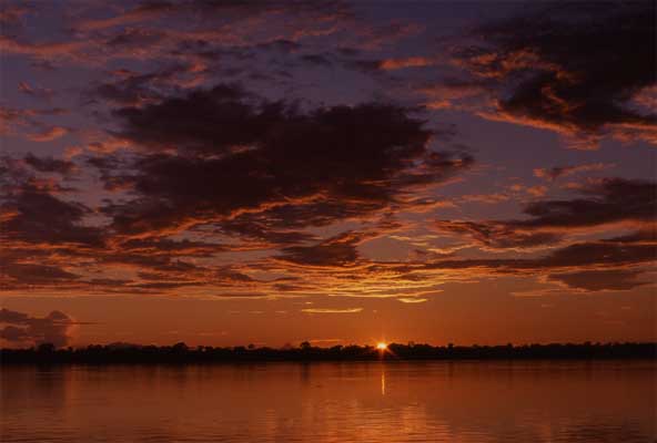 sunset over Caballacocha photo (2)